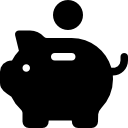 Pictogramme tirelire cochon